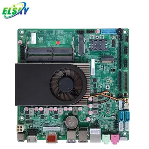 ELSKY Mini Pc Board With Processor 10th Gen I3 Motherboard I5 10210U I7 10510U DDR4 Max 64GB VGA HD_MI LVDS QM10U