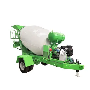 Động cơ diesel số lượng lớn tàu chở xi măng bán Trailer di động TRỘN BÊ TÔNG Tank để bán