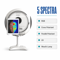 Analyseur de peau facial portable professionnel alimenté par l'IA avec contrôle iPad pour salons de beauté et cliniques – Scanner d'imagerie cutanée 12 modes