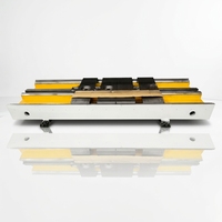 Base de lit de tour en fonte usinée CNC de précision avec traitement thermique de décompression, usinage par électroérosion à fil et brochage, fabrication sur mesure en fonderie