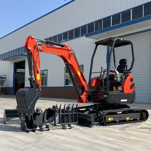 Máy xúc mini LOGWAY với động cơ Kubota, ghế ngồi thoải mái & điều hòa nóng lạnh, máy đào mini hệ thống thủy lực nổi tiếng thế giới - Product Image 2