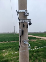Klem Kabel Drop Wire Tipe S Baja Tahan UV PVC dengan Pengait Baja Tegangan Tinggi 1 Core dan 2 Core FTTH