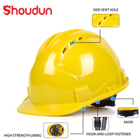 Casque de sécurité industriel de haute qualité pour travaux d'ingénierie, casque de chantier, casque de protection de la tête, casque de sécurité ventilé