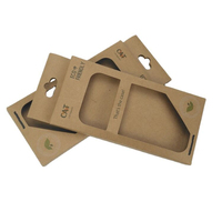 Biodegradable Kraft Paper Boxes Mobile Phone Case Mobile Phone Accessories Earrings Necklaces Jewelry Packaging Display Box