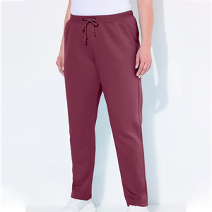 Cintura elastica personalizzata <span class=keywords><strong>con</strong></span> coulisse <span class=keywords><strong>pantaloni</strong></span> della tuta a gamba dritta <span class=keywords><strong>pantaloni</strong></span> della tuta da donna <span class=keywords><strong>taglie</strong></span> <span class=keywords><strong>forti</strong></span> <span class=keywords><strong>pantaloni</strong></span> della tuta <span class=keywords><strong>pantaloni</strong></span> da Jogger per donna - Product Image 3