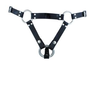 Arnés <span class=keywords><strong>de</strong></span> cinturón <span class=keywords><strong>de</strong></span> PU para hombre para jaula <span class=keywords><strong>de</strong></span> <span class=keywords><strong>castidad</strong></span> <span class=keywords><strong>de</strong></span> Metal BDSM Sexy adultos productos íntimos juguetes sexuales Bondage Gear anillos para pene para hombre 18 + - Product Image 1