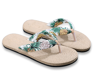 Scarpe Estive da Donna Nuove Ciabatte alla Moda con Stampa Floreale Infradito <span class=keywords><strong>Sandali</strong></span> - Product Image 4