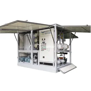 Máquina de purificación de aceite de transformador de doble etapa al vacío directamente de fábrica