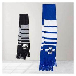 Écharpes pliantes rétro personnalisées pour les fans de sport, en polyester, impression par transfert thermique - Product Image 6