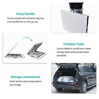 Offre Spéciale mexique table pliante de banquet robuste poignée de transport de 6 pieds table pliante en plastique camping en plein air tables de pique-nique mesa