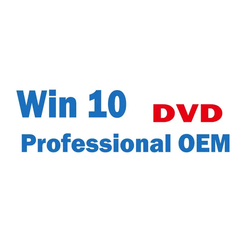 Win 10 Pro OEM DVD Win 10 Pro OEM DVD Package complet Win 10 Professional OEM Key Package Expédition rapide