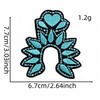 Patchs en tissu brodés lettres anglaises colorées tendance transfrontaliers, accessoires vestimentaires, appliqués thermocollants, fabriqués en Chine pour