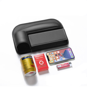 PU Leather Car Seat <b>Gap</b> Organizer, Upgraded Cup Holder, OEM/ODM Custom Factory, Car Storage Box - Product Image 2