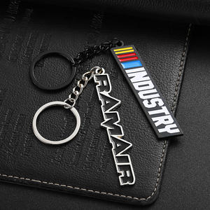 Portachiavi all'ingrosso personalizzato smalto marchio Logo lettera 2d 3D metallo portachiavi personalizzato cina produttore personalizzabile portachiavi - Product Image 6