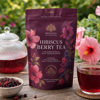 Sachet Doypack de Luxe Personnalisé Mat avec Fenêtre et Fermeture Ziplock pour Thé aux Épices et Emballage Premium de Thé Chai et Épices