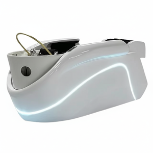 Modern <b>Electric</b> Genuine Leather Professional Massage Chair Beauty Salon Spa Use Living Room School Full Body Lying Hair Washing - Product Image 1