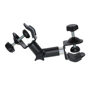 Abrazadera de paraguas doble en U tipo C de metal giratoria para cubierta de lluvia, clip para equipo de fotografía para iluminación fotográfica - Product Image 2