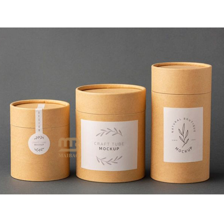 Free Sample Good Supplying Food Grade Paper Tube Box, Custom Container Round Packaging Tea Paper Cylinder Packaging