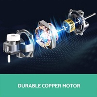 Kipas Angin Kabut Air Listrik 16 Inch Terlaris, Motor AC, Kontrol Digital, Osilasi, Untuk Lantai, Penggunaan Luar Ruangan, Hotel, Plastik