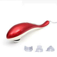 Elektrischer Delfin-Massagehammer für Ganzkörpermassage Vibrationsmassagegerät für Rücken Handgehaltener Perkussionsmassager