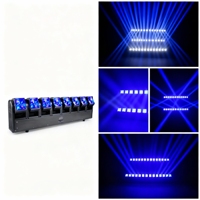 Controlador Profesional de 8 Grupos RGBW 8X60w 18/25/32/53/61CH 245 °   Control DMX del Eje Y para Discotecas, KTV, Bares y Pubs