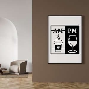 Cuadro de hierro colgante de pared con diseño de copa de vino, decoración creativa para <span class=keywords><strong>pub</strong></span> y cafetería, venta al por mayor - Product Image 2