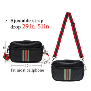 Hot Sale Style Unisex Neoprene and PU Women Sling <strong>Cell</strong> <strong>Phone</strong> <strong>Bag</strong> Simple Crossbody <strong>Bag</strong> Women's Messenger <strong>Bag</strong> - Product Image 2