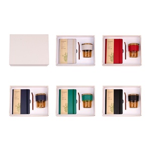 Factory Price 2025 Bamboo Fiber Environmental Leather Custom <strong>Notebooks</strong> Hardbound Corporate Gifts - Product Image 2