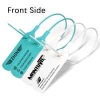 Étiquettes en plastique à fermeture éclair pour la sécurité des vêtements, emballage personnalisé, étiquettes de marque