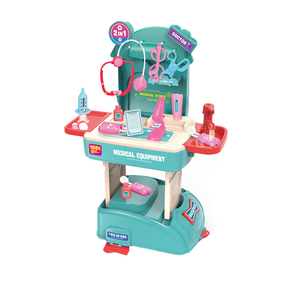 Jeu de rôle préscolaire, maison de jeu éducative, bureau médical, sac de médecin, série de jouets de supermarché, bonbons, maquillage - Product Image 1