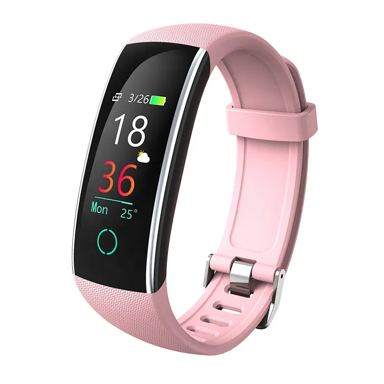 C20 ladies smart bracelet watches mobile watch phones smart bracelet pink