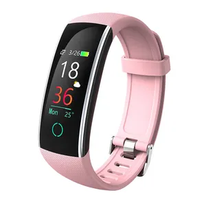 C20 Dames Smart Armband Horloges Mobiele Horloge Telefoons Smart Armband Roze