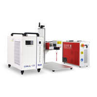 Machine de gravure laser UV 3D 10W, machine de marquage laser UV portable, machine de gravure laser UV 355nm pour le bois, le verre, le caoutchouc