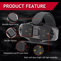 Lampe dôme UTV à montage par faisceau rouge blanc de 4 pouces Système de course sur le toit pour UTV ATV RZR Polaris