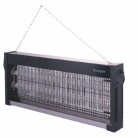 Moustiquaire Électrique Écologique Kooper 40W Noir Ferro + Plastique Modèle 5922577 pour Usage Domestique et Périphérique