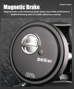 5KG Max <span class=keywords><strong>Drag</strong></span> 6:<span class=keywords><strong>2</strong></span>:1 rapporto di trasmissione ad alta velocità Bass Pike Fishing All Metal Spool sinistra destra mulinello tamburo mulinelli da pesca traina - Product Image 5