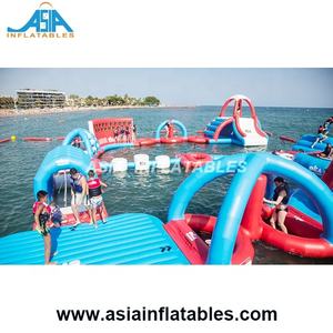 Plus grand parc <span class=keywords><strong>aquatique</strong></span> flottant / <span class=keywords><strong>Parcours</strong></span> d'obstacles aquatiques gonflables pour location commerciale - Product Image 3