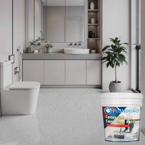Revêtement de sol en sable coloré époxy à effet marbre brillant, résistant à l'usure et antidérapant, application au pinceau pour la <span class=keywords><strong>peinture</strong></span> - Product Image 1