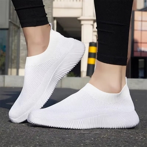 Zapatos de <span class=keywords><strong>mujer</strong></span> con absorción de impactos, invierno 2024, <span class=keywords><strong>sin</strong></span> <span class=keywords><strong>cordones</strong></span>, planos, <span class=keywords><strong>tenis</strong></span> blancos para <span class=keywords><strong>mujer</strong></span> - Product Image 3