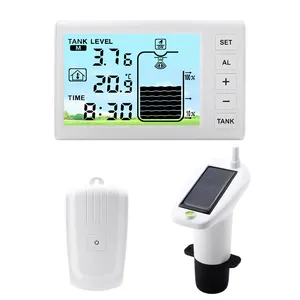 Ultrasonic Level Sensor Transmitter With LCD Temperature Display Supports Tank Liquid Level High/Low Alarm