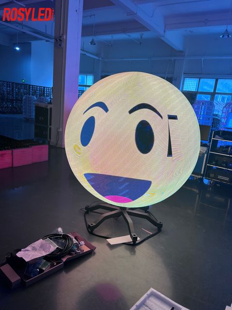 ROSYLED High Quality P2.5 3840HZ High Refresh Rate High Resolution Spherical LED Display for Exhibition Halls