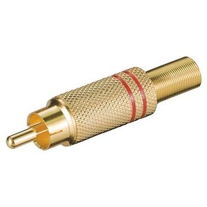 Conector de audio Iadap Rca Mr Gold e Red 11280 - Product Image 1