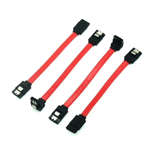 10CM SATA 3.0 Harddrive 6Gb/s Serial ATA DATA Cable 90 Angled 180 Connector SATA3 SATAIII 6Gbps Hard Drive Disk SSD Adapter