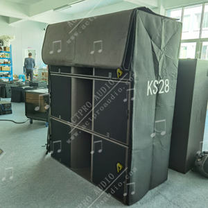 Ks28 סאבוופר ks28 כפול 18 אינץ 'סט רמקול פעיל להגדיר אירועים מקצועיים פסיביים מוסיקה פסטיבלי עמיד למים דוללי - Product Image 2