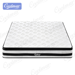 Coolmar Luxury Euro Top Bedroom Cool Gel Memory Foam Spring Mattress Latex Foam Mattress