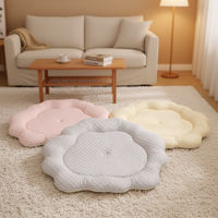 Lit pour chat d'été et de printemps en gros, matériau rafraîchissant en fibre de soie glacée, lit pour chat pas cher, idéal pour les tapis de couchage, lit pour chat mignon