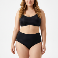 Culottes sans coutures taille mi-haute pour femmes en coton/nylon, séchage rapide, respirantes, antibactériennes, écologiques, effet push-up, effet seconde peau