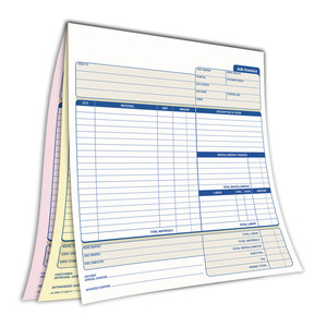 Borang Faktur Proforma Bisnis Cetak Kustom, Set Individu, Kertas NCR Tanpa Karbon, Duplikat Triplikat, MOQ Kecil - Product Image 1