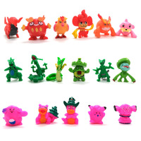 Figurines d'action miniatures Pokémon Go de qualité anime de 2 à 3 cm, vente en gros, jouet aléatoire pour enfants, Pokémon pour enfants