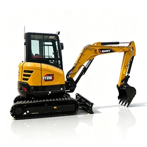 รถขุดขนาดเล็ก SANY SY35U แบบไม่มีส่วนท้ายยื่นออก ใช้เครื่องยนต์ Yanmar เหมาะสำหรับงานสวน งานเทศบาล และงานก่อสร้าง - Product Image 1